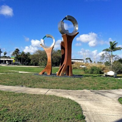 Gartendekorationen Palm Beach: Bronze Skulptur © Gartentraum.de