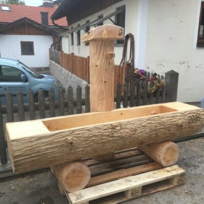 Holzbrunnen von Gartentraum.de