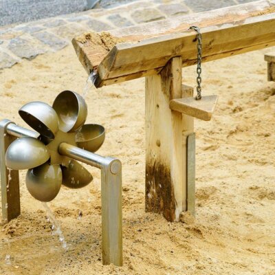 Ein Wasserspielplatz für nasses Vergnügen