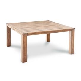 Eckiger Garten Teak Holztisch 90cm  - Holztisch Brun /...